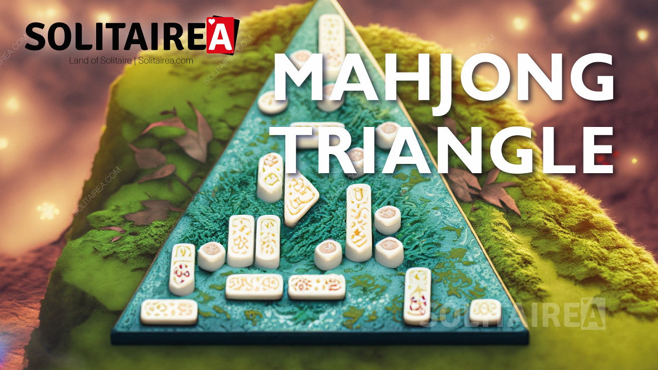 Háromszög Mahjong: Mahjong Solitaire: Egyedi háromszög alakú csavar a Mahjongban.